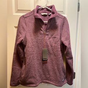 Orvis Women’s Fleece quarter-zip sweater - BRAND NEW WITH TAGS